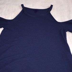 Blue Long sleeve Top